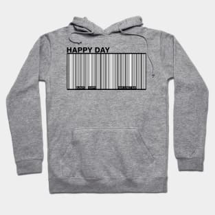 happy day barcode Hoodie